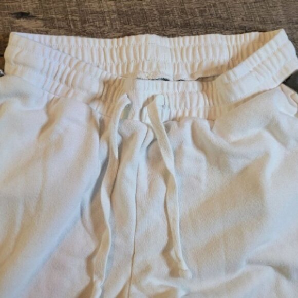 2 for $20 American Eagle Joggers White Striped Logo Size Small - Picture 4 of 7